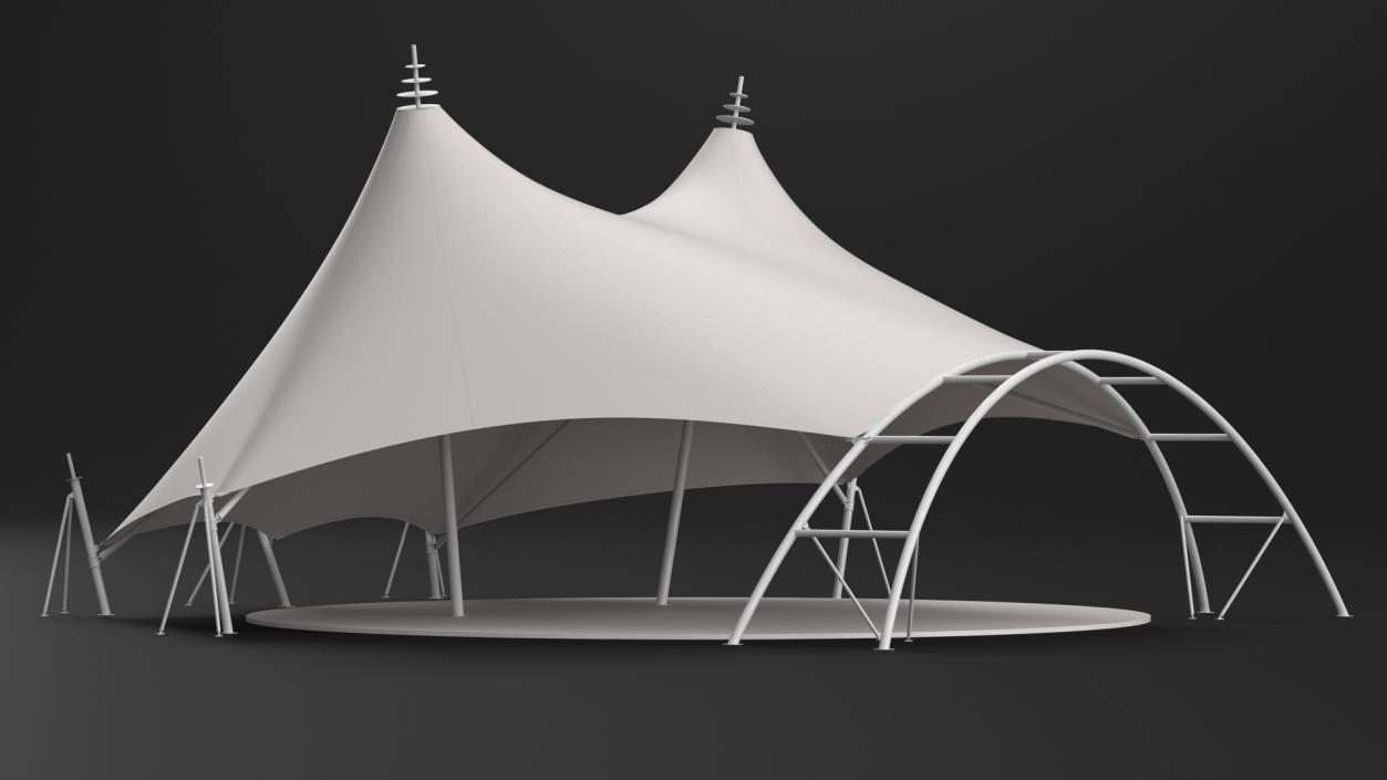 Event Tensile Tent White 3D model