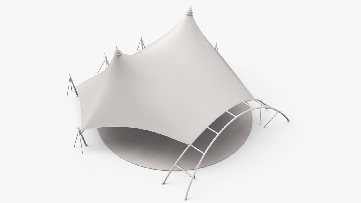 Event Tensile Tent White 3D model