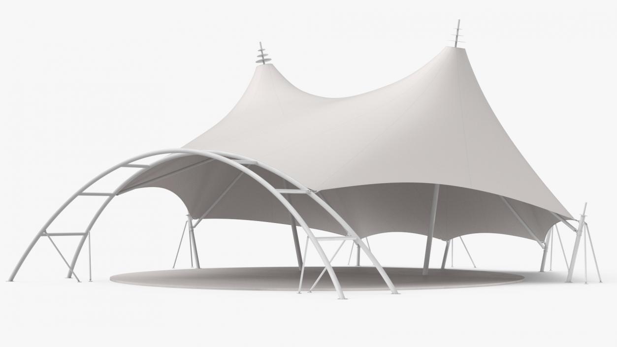 Event Tensile Tent White 3D model