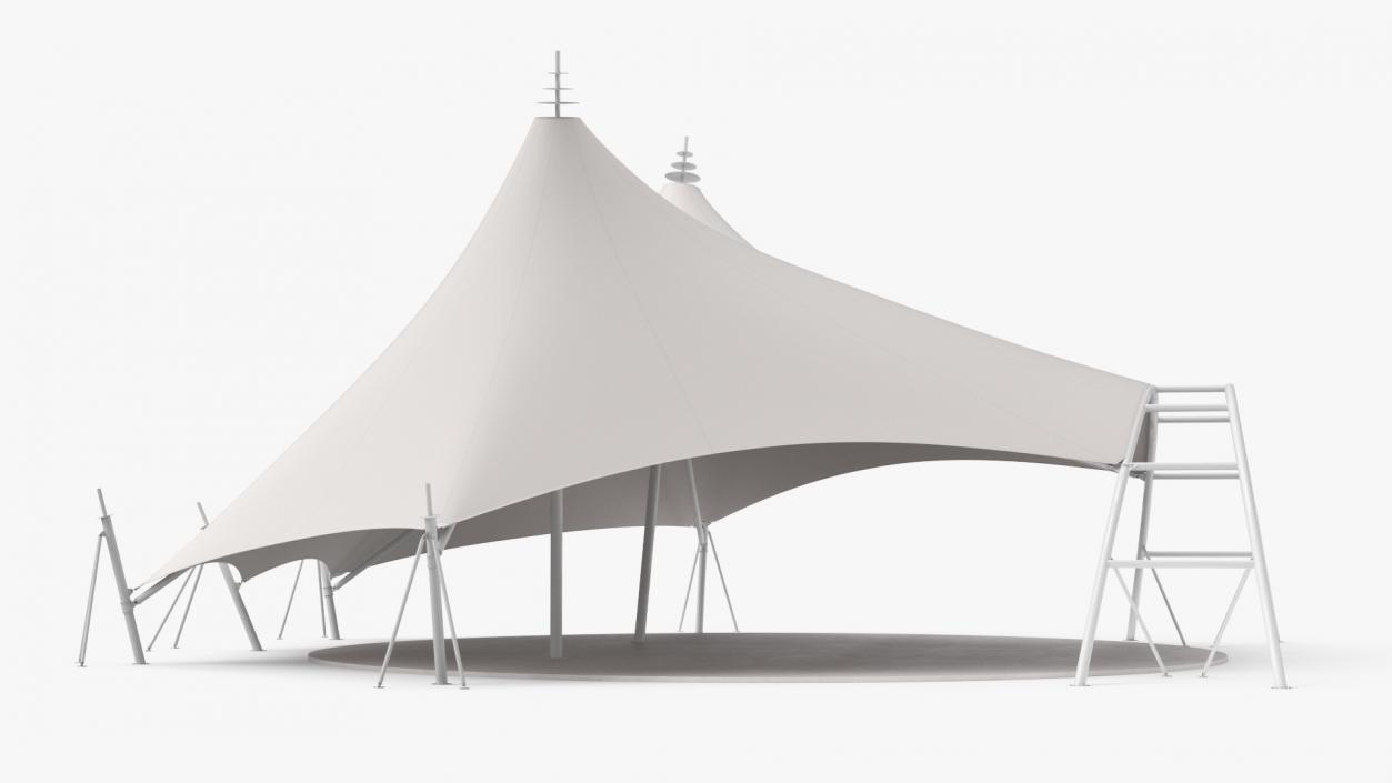 Event Tensile Tent White 3D model