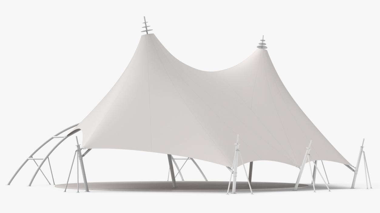 Event Tensile Tent White 3D model