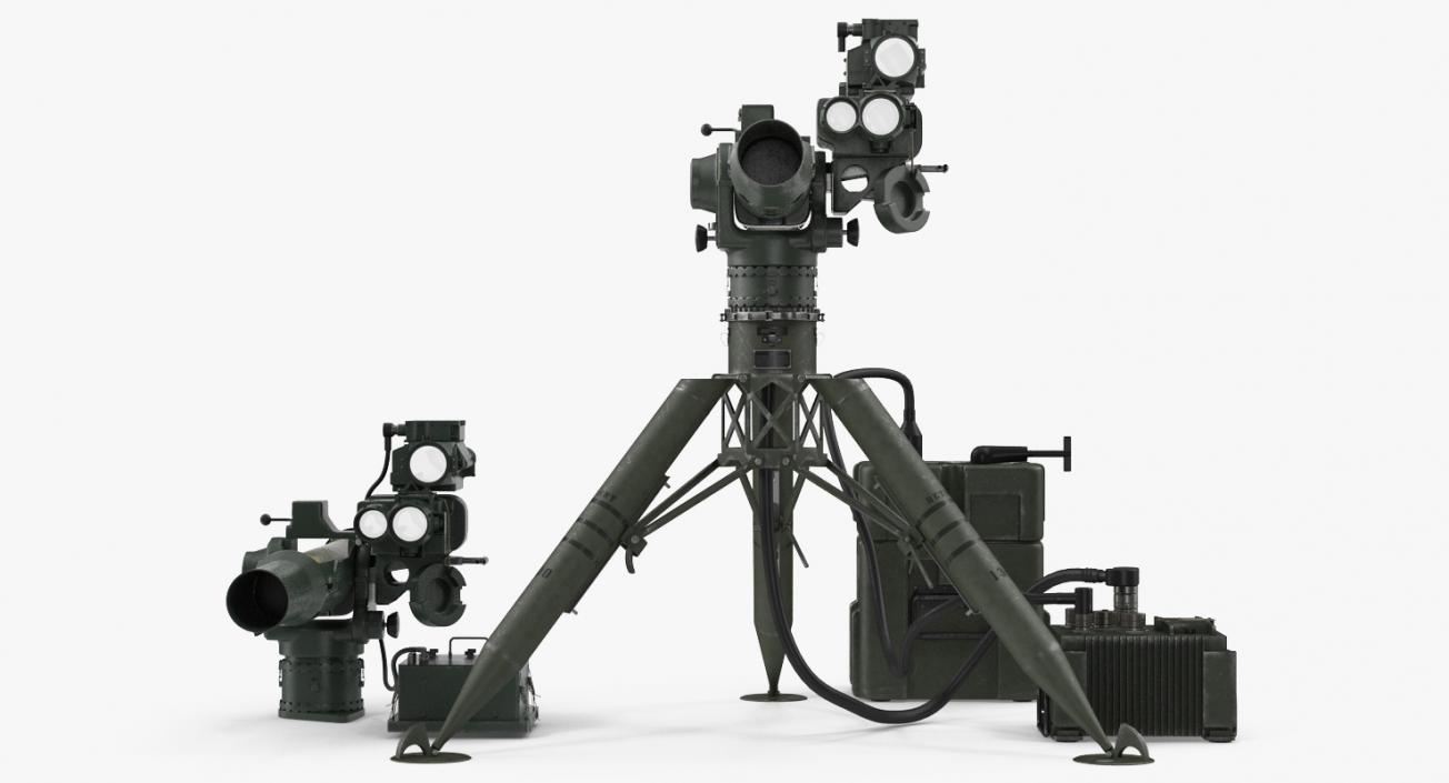 BGM-71 TOW Missile Systems Collection 3D