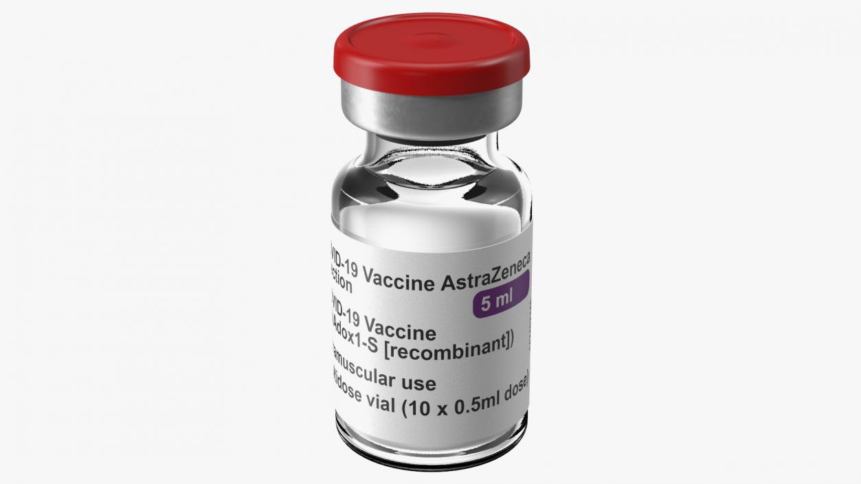 3D AstraZeneca COVID 19 Vaccine model