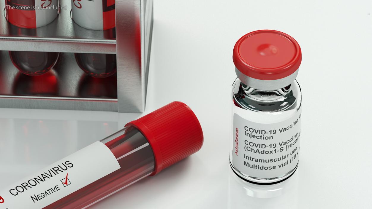 3D AstraZeneca COVID 19 Vaccine model