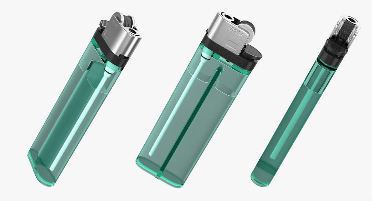 Disposable Gas Lighter 3D