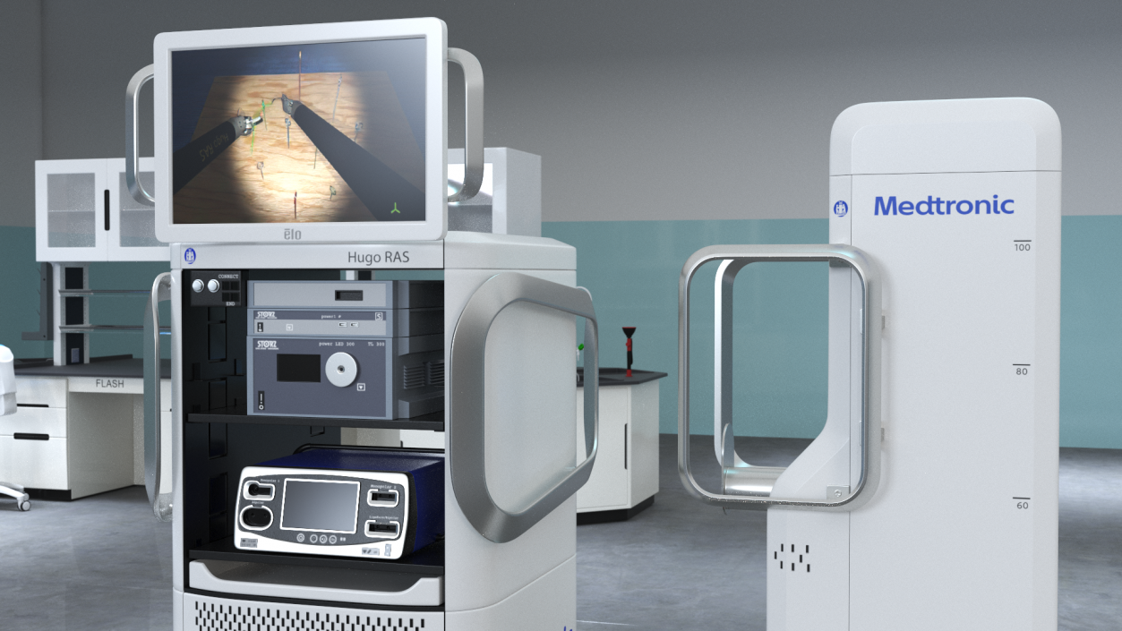 3D Medtronic Soft Tissue Surgical Robot