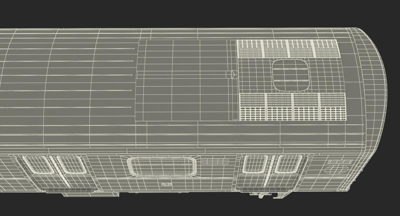 R160 New York City Subway Car 3D model