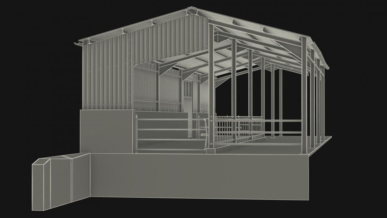 Farmer Hangar Building 3D