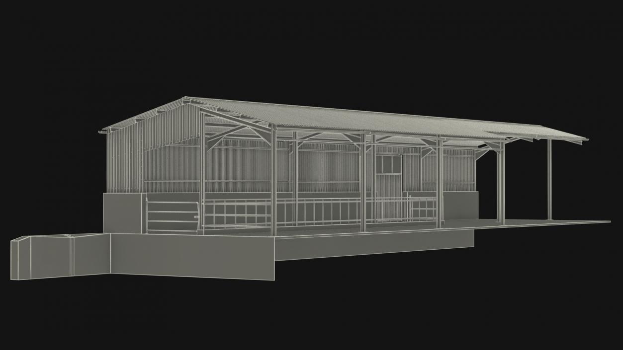 Farmer Hangar Building 3D