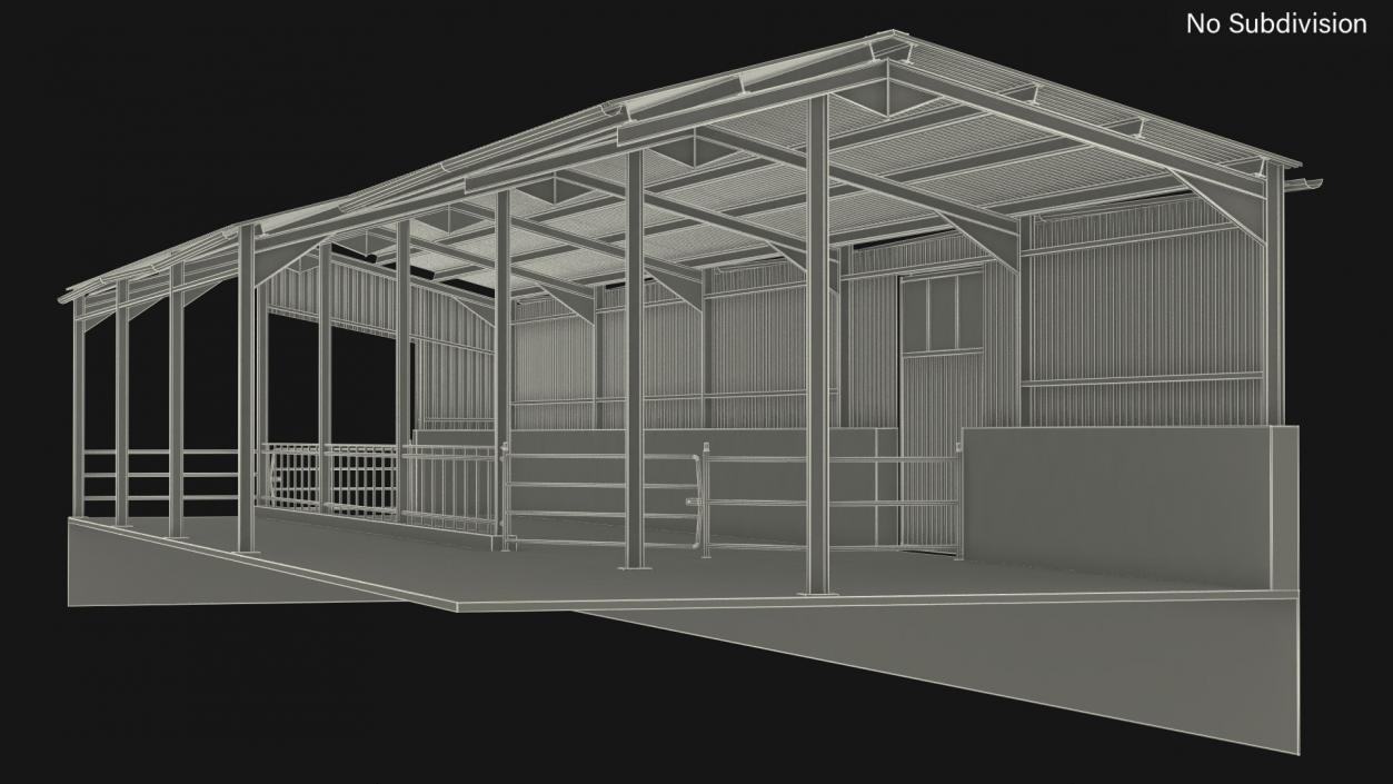 Farmer Hangar Building 3D