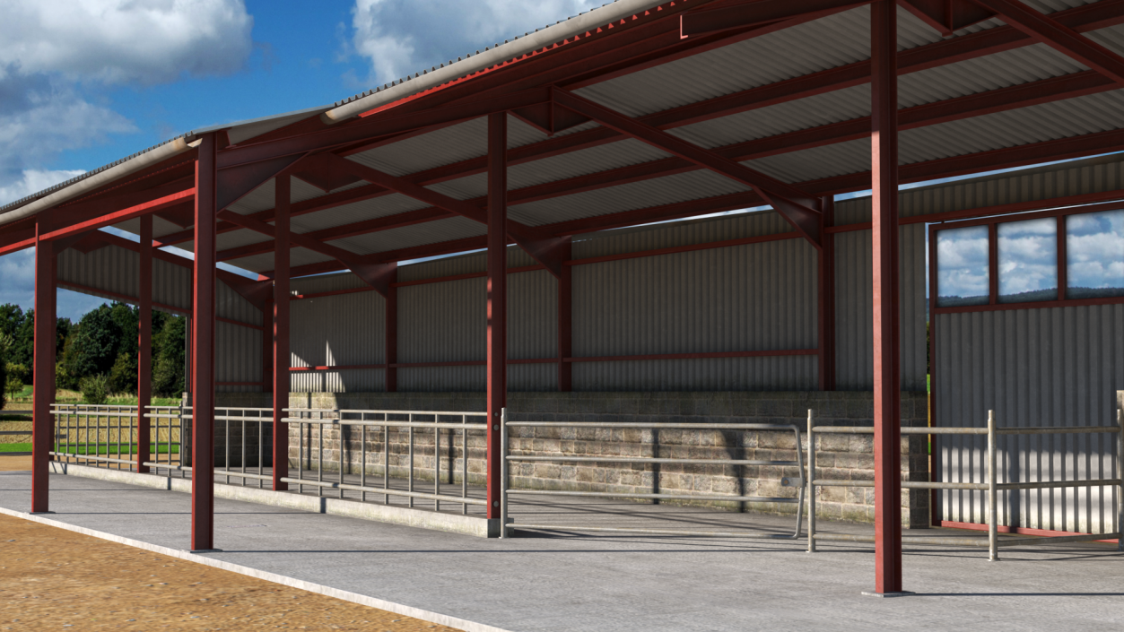 Farmer Hangar Building 3D