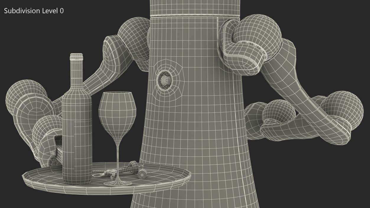 3D Modular Service Robot Bartender