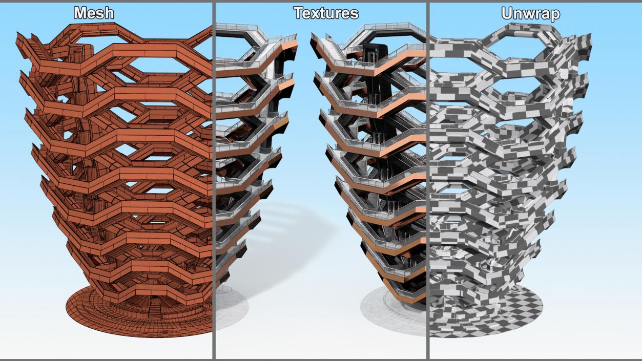 Vessel Building Nyc 3D model