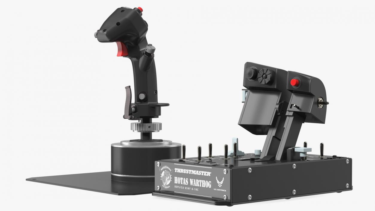 UAV Ground Control Station Thrustmaster Joysticks 3D model