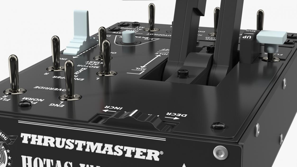 UAV Ground Control Station Thrustmaster Joysticks 3D model