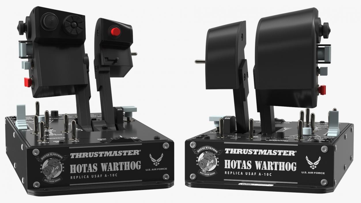 UAV Ground Control Station Thrustmaster Joysticks 3D model