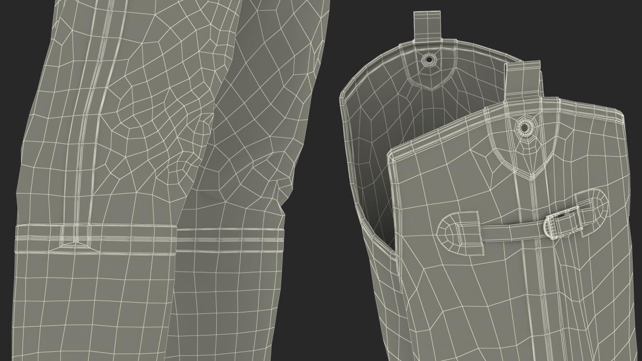 Lacrosse Waterproof Hip Waders for Work 3D model