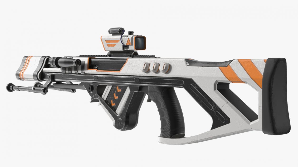 Futuristic Assault Weapon 2 3D