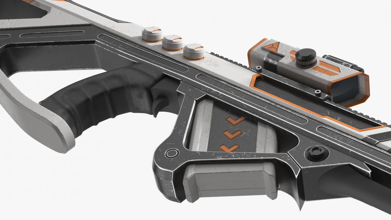 Futuristic Assault Weapon 2 3D