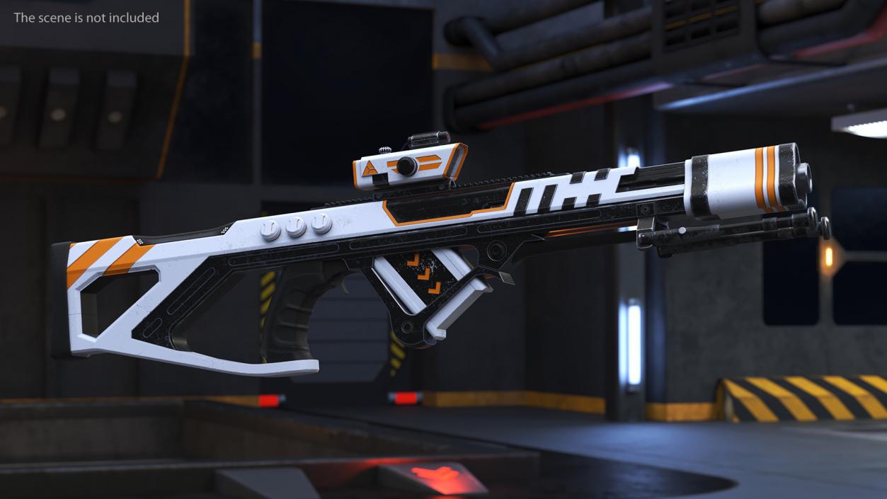 Futuristic Assault Weapon 2 3D