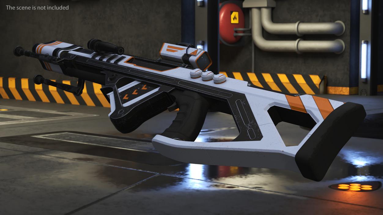 Futuristic Assault Weapon 2 3D