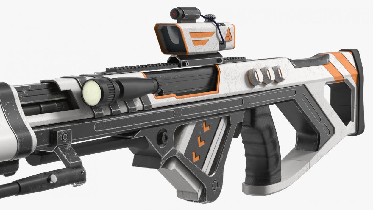 Futuristic Assault Weapon 2 3D