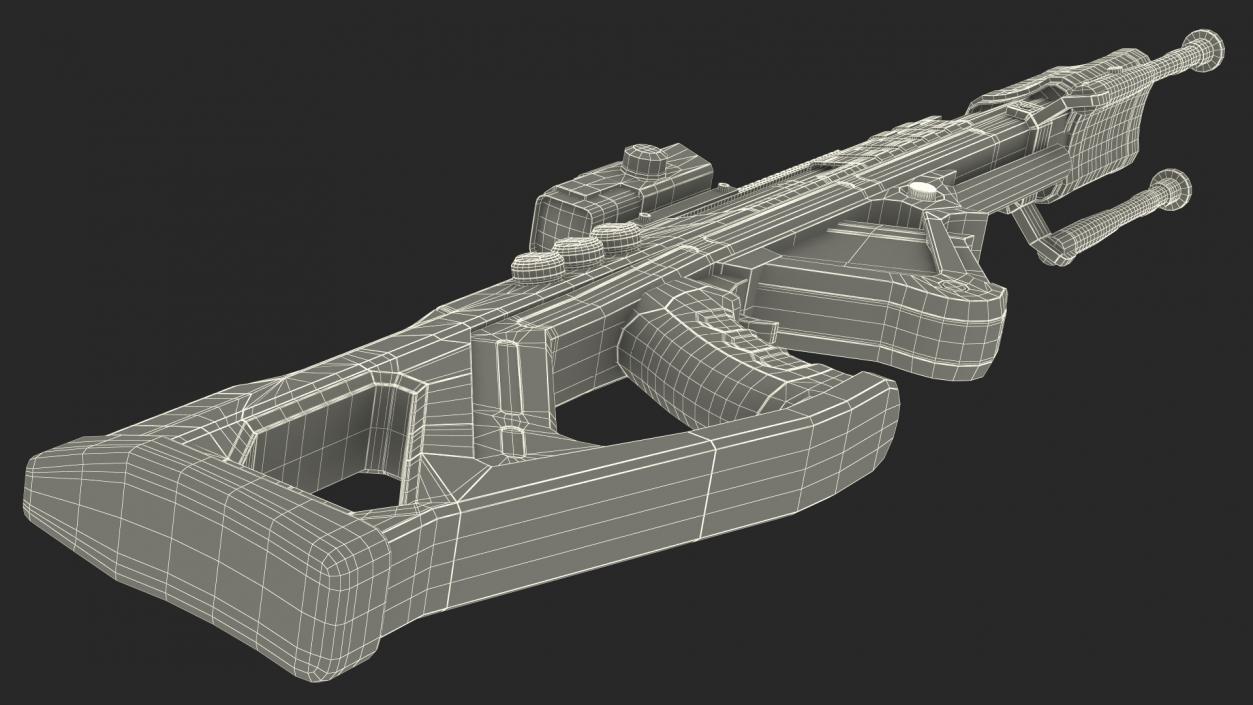 Futuristic Assault Weapon 2 3D