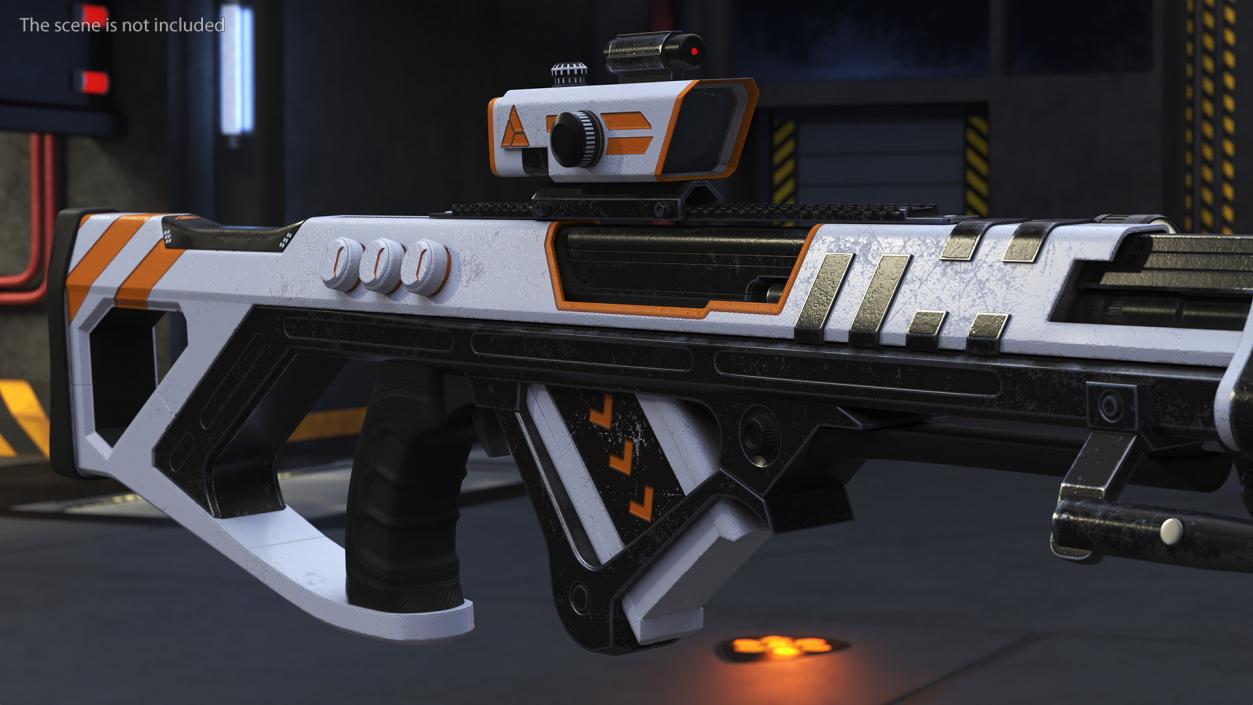 Futuristic Assault Weapon 2 3D