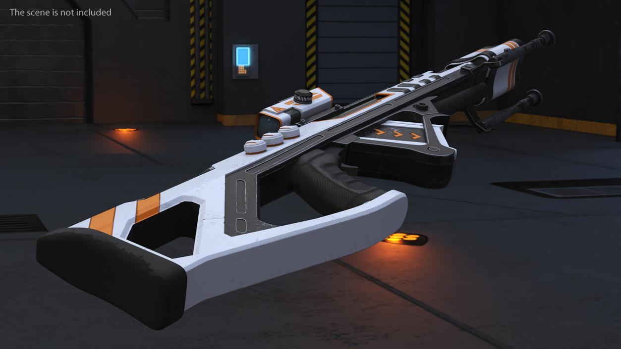 Futuristic Assault Weapon 2 3D