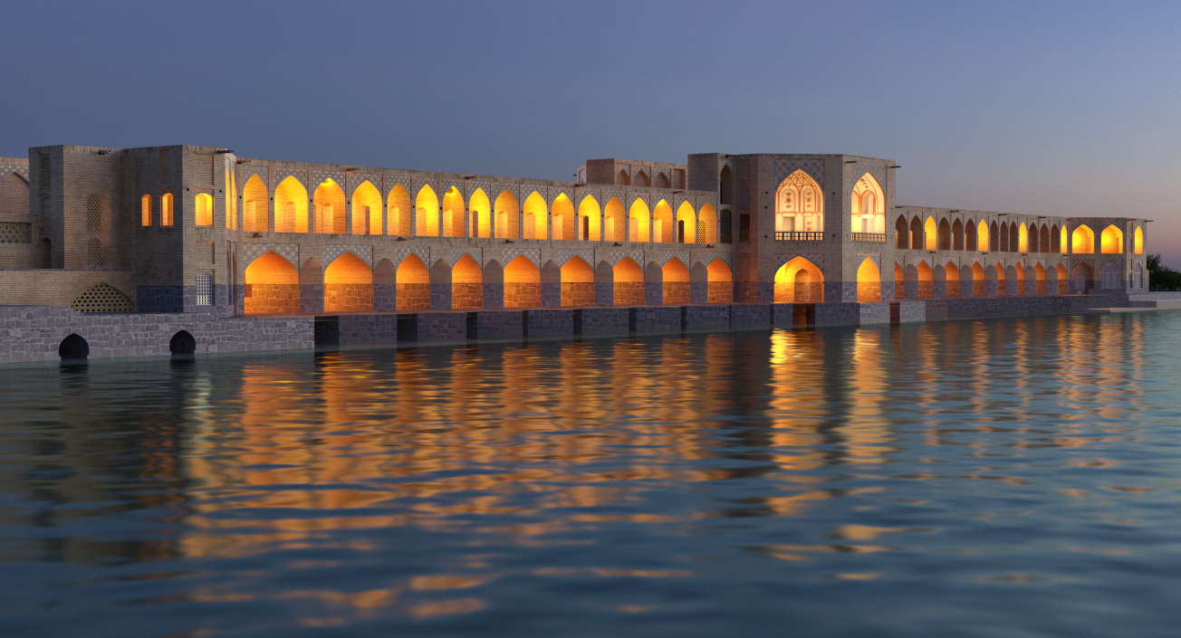 Khaju Bridge 3D