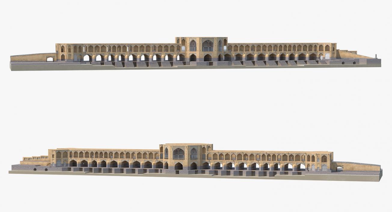 Khaju Bridge 3D