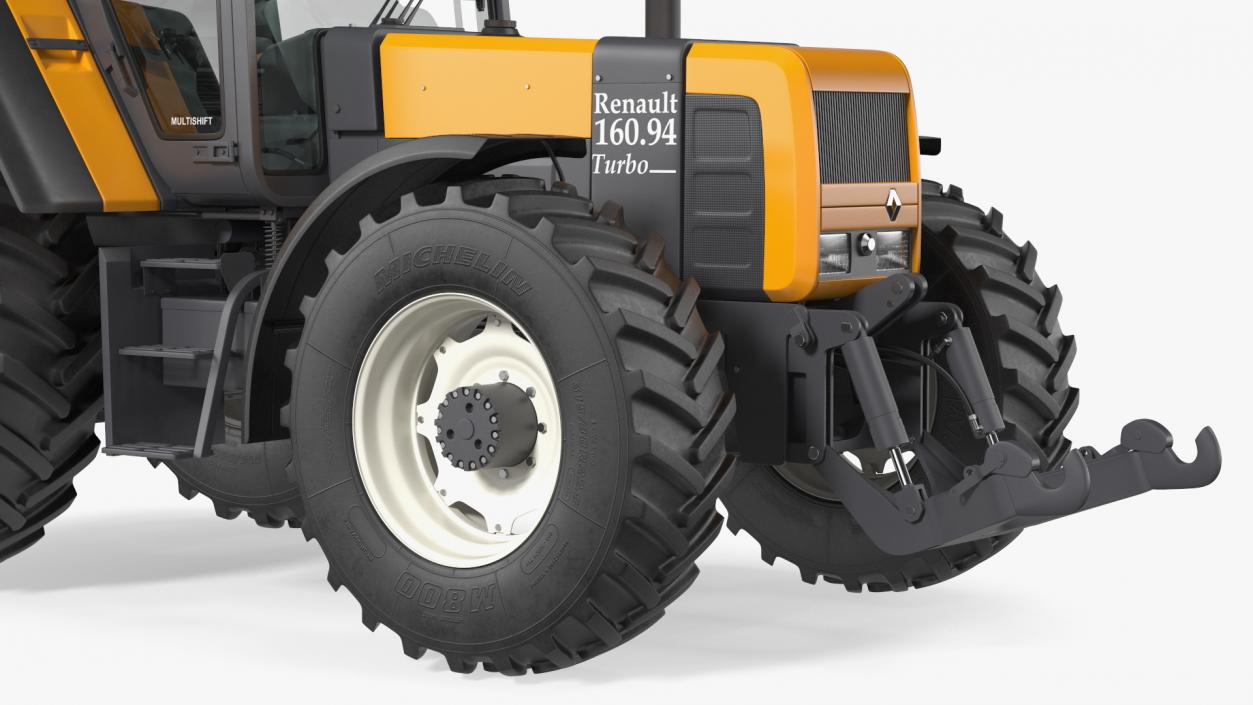 3D model Renault 160-94 Wheel Tractor Clean Rigged for Cinema 4D