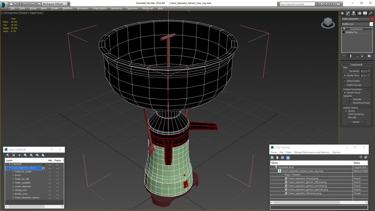 3D Cream Separator Generic model