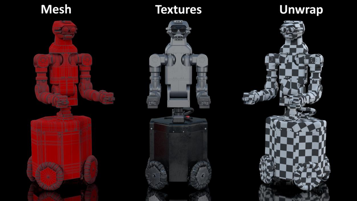 Rigged Robots Collection 11 3D