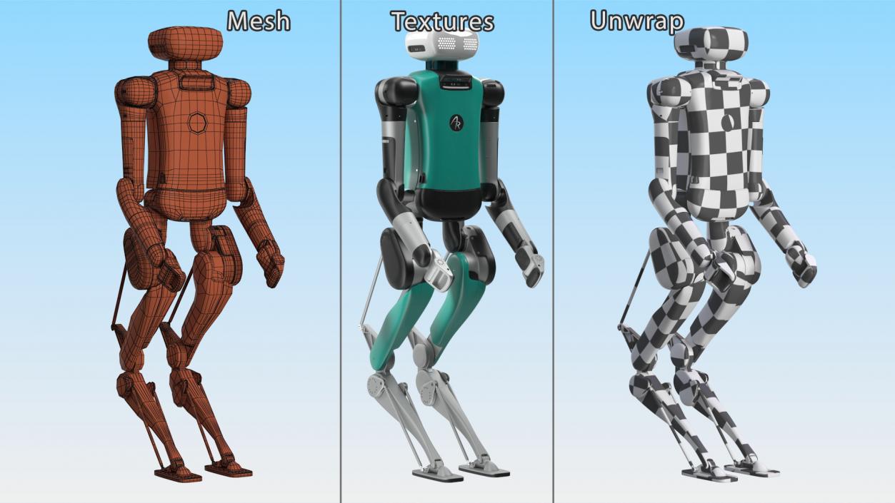 Rigged Robots Collection 11 3D