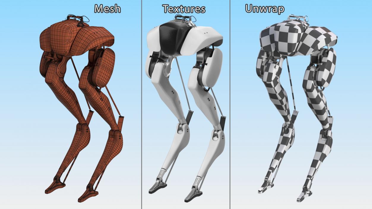 Rigged Robots Collection 11 3D