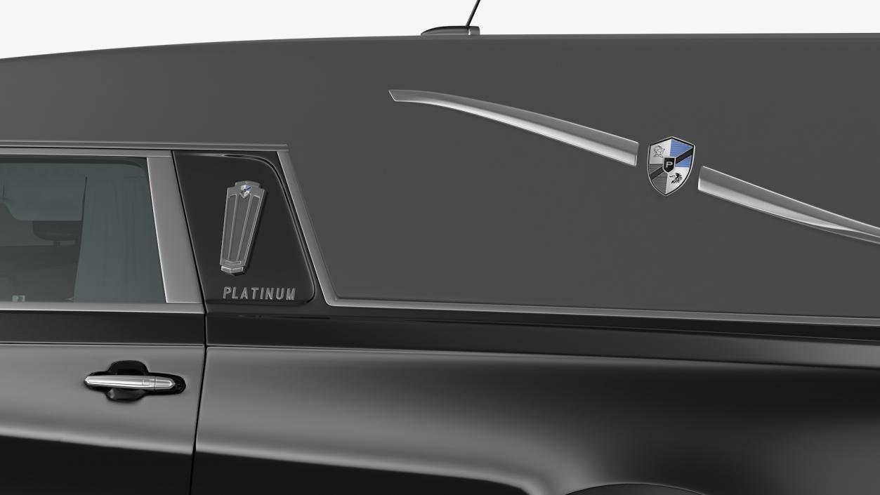 Cadillac Platinum Phoenix Hearse 2019 Rigged 3D model