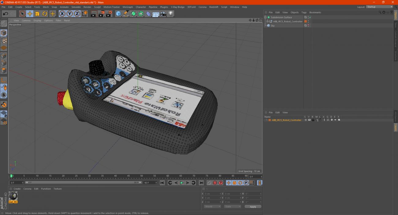 3D model ABB IRC5 Robot Controller