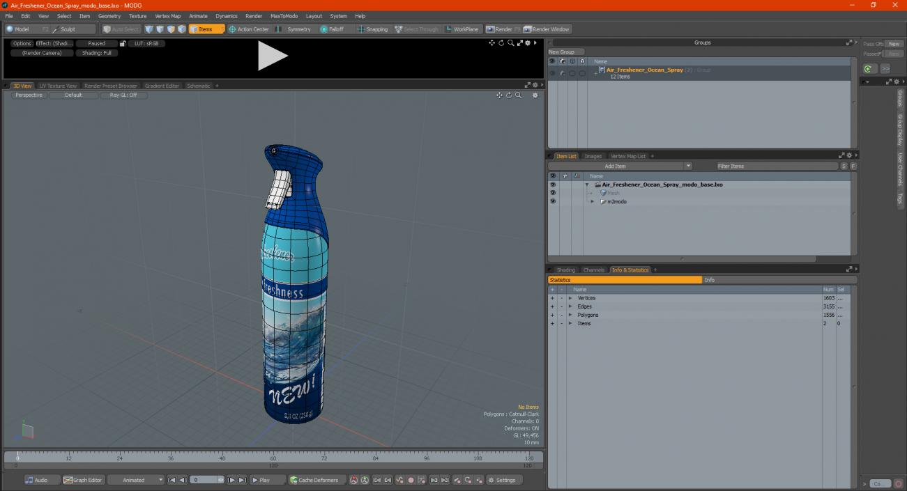 3D model Air Freshener Ocean Spray