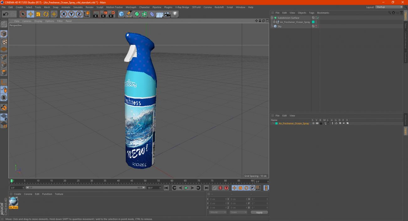 3D model Air Freshener Ocean Spray