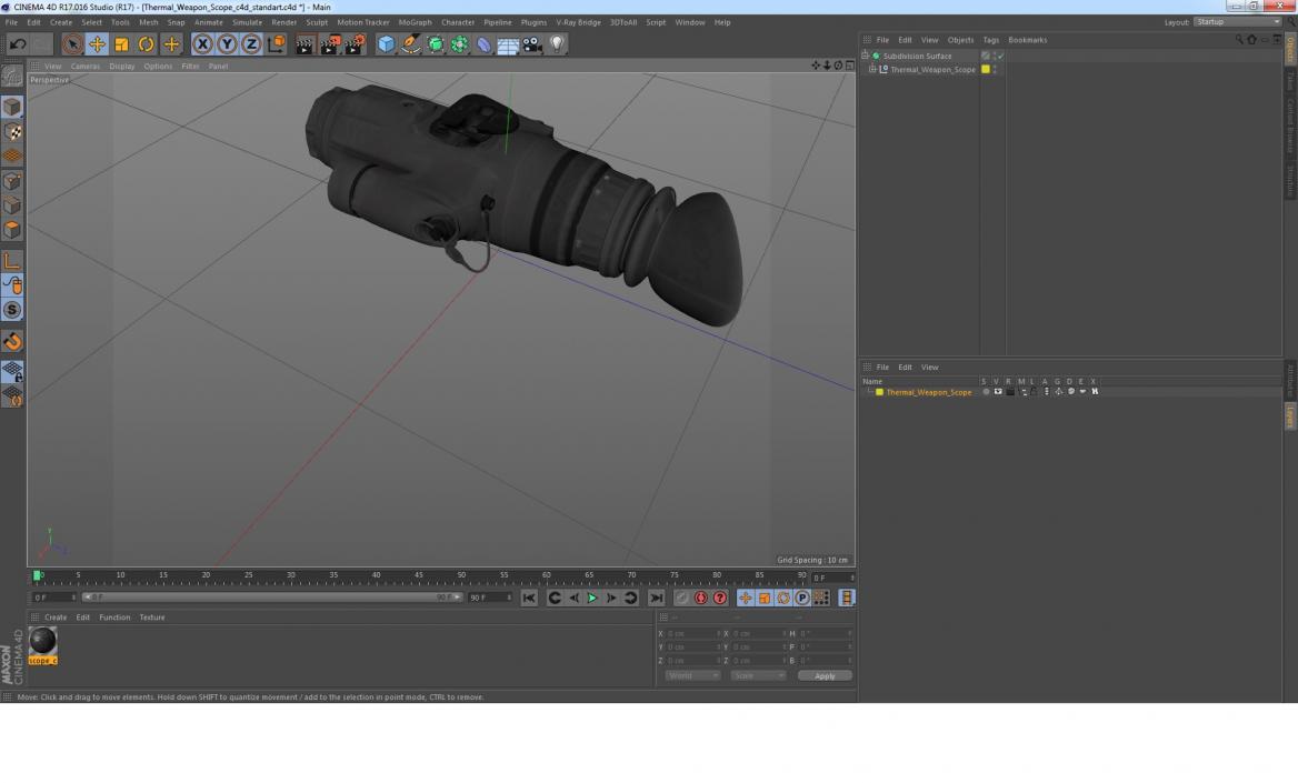 3D model Thermal Weapon Scope