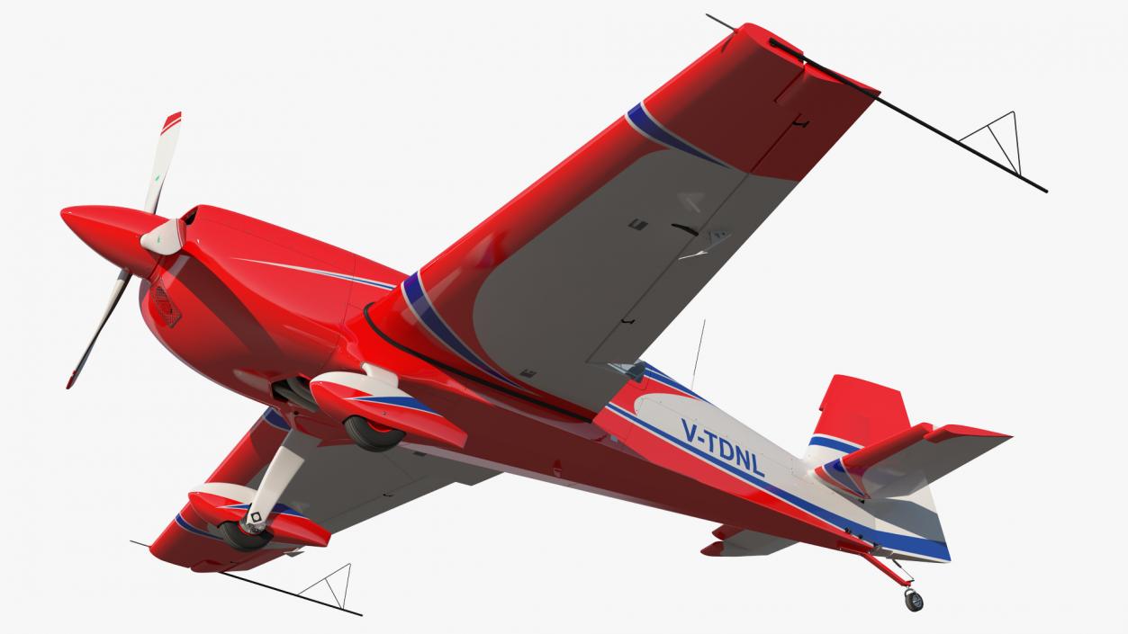 Aerobatic Monoplane Extra EA-300 Rigged 3D model