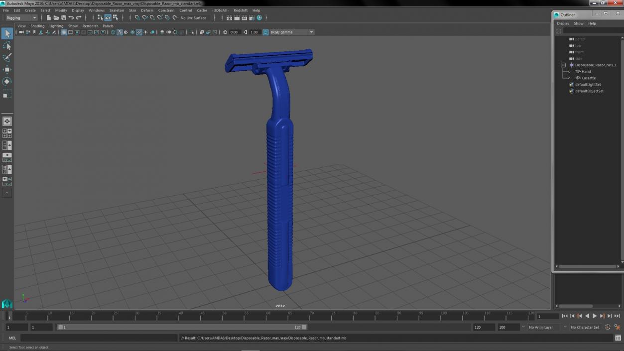 3D Disposable Razor