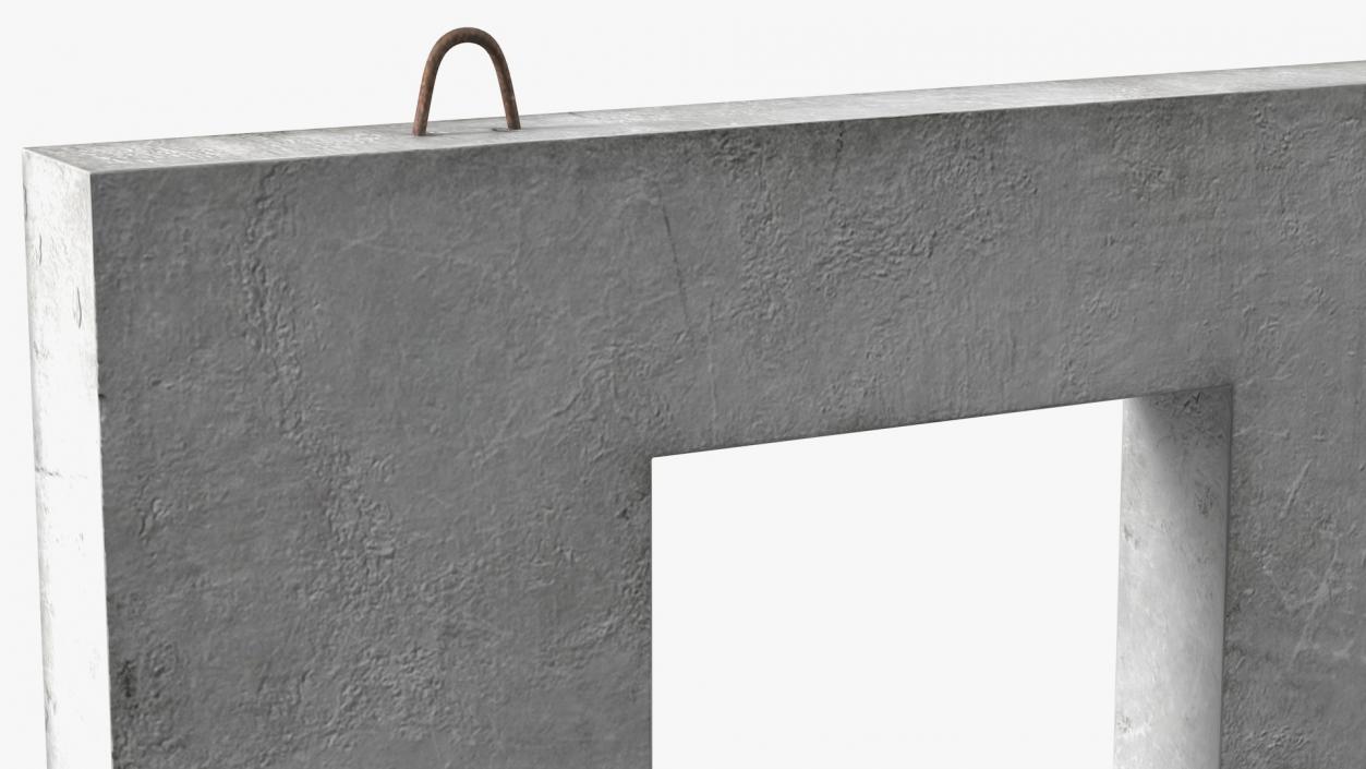 Concrete Panel Door 3D model