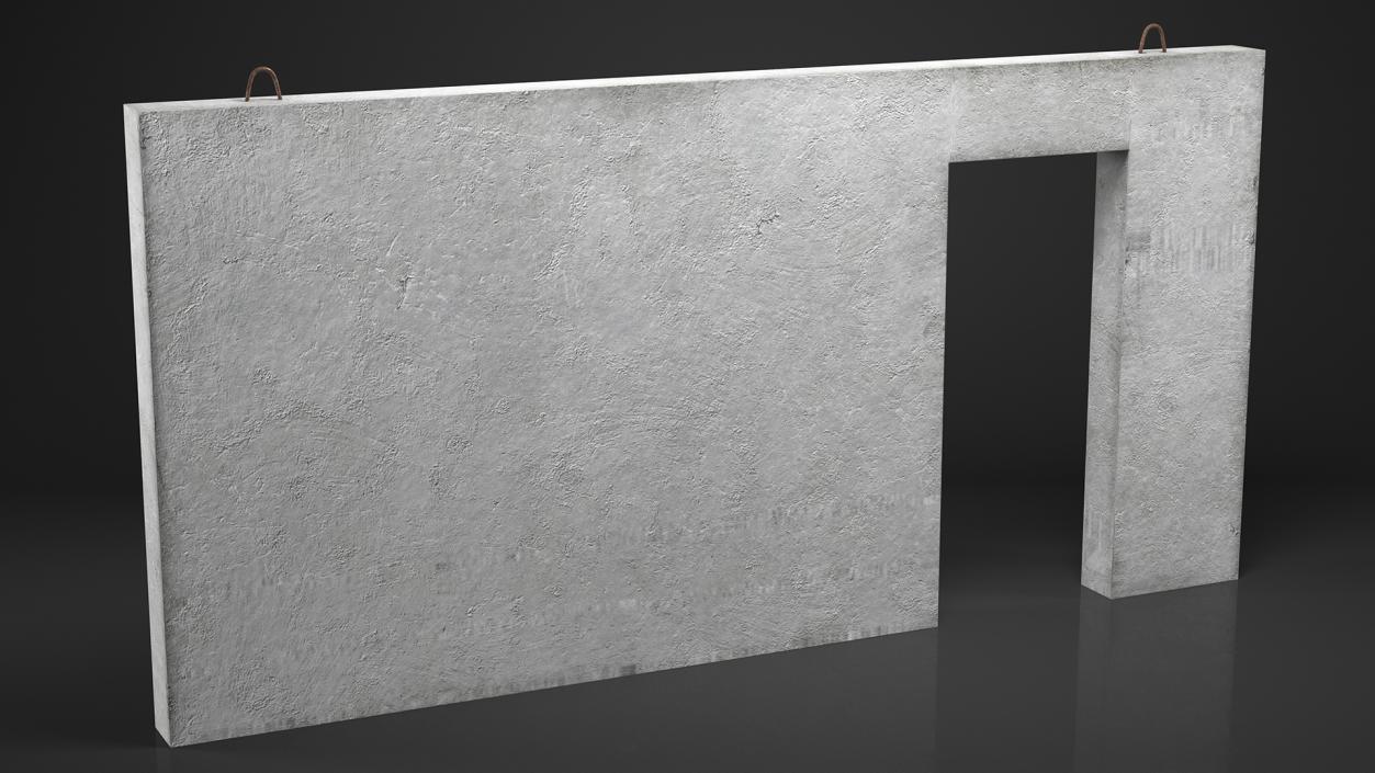 Concrete Panel Door 3D model