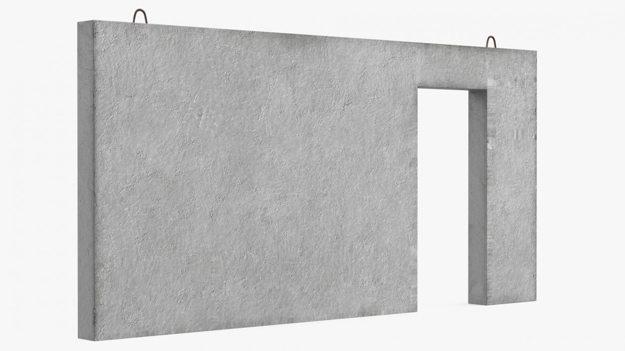 Concrete Panel Door 3D model