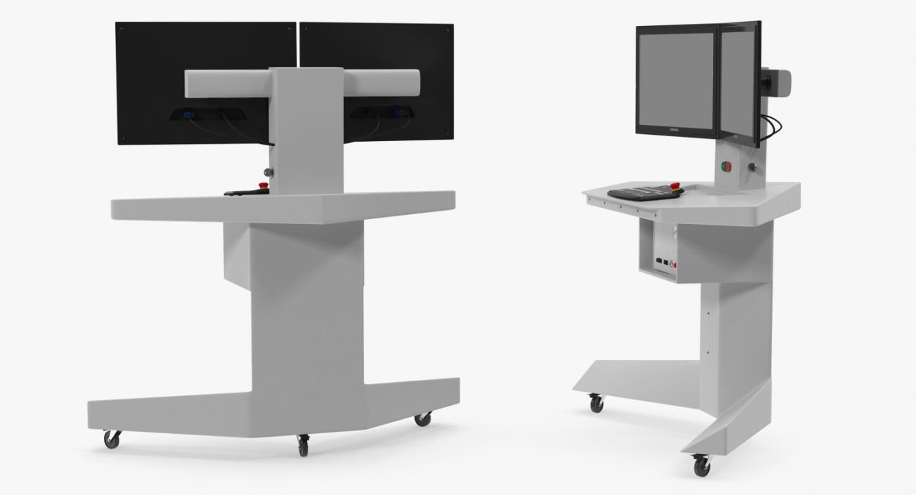 3D Mobile Control Panel Table