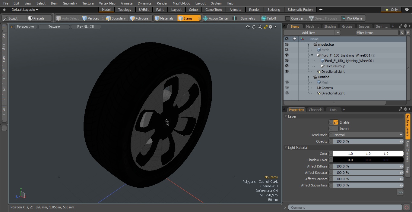 3D Ford F-150 Lightning Wheel