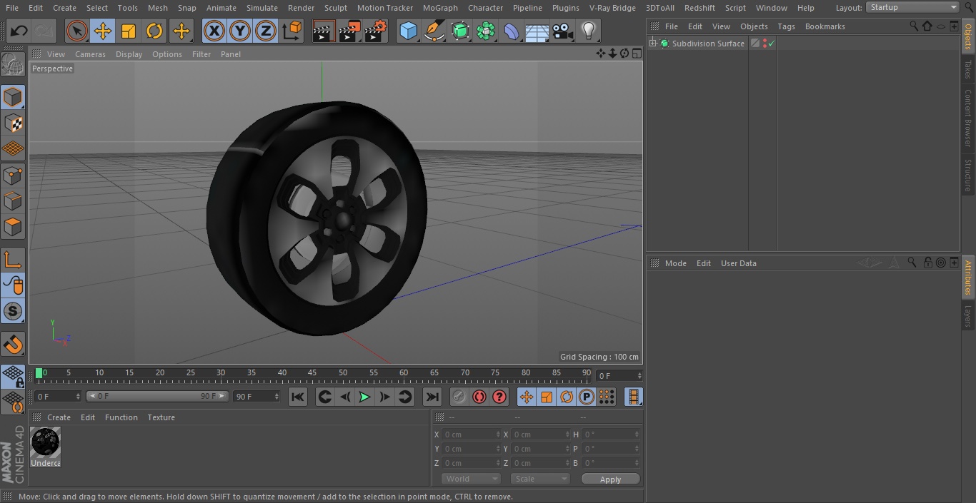 3D Ford F-150 Lightning Wheel