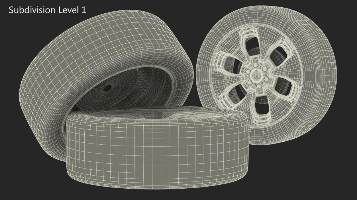 3D Ford F-150 Lightning Wheel